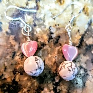 NWT Howlite earrings